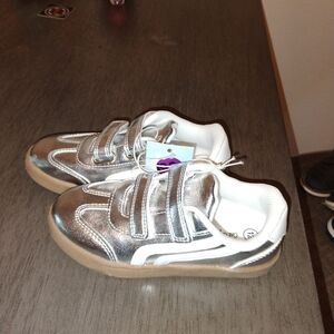 Silver Sneaker Nwt Size 12c